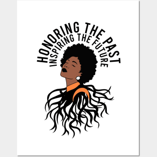 Honoring The Past Inspiring The Future Black History Month Posters and Art